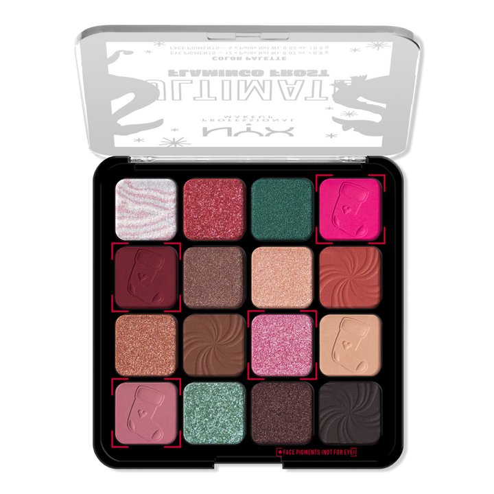 NYX Professional Makeup Limited Edition Holiday Color Shadow Palette #1
