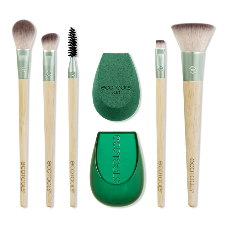 EcoTools Limited Edition Shimmer + Shine 7-Piece Makeup Brush and Sponge Gift Set #1