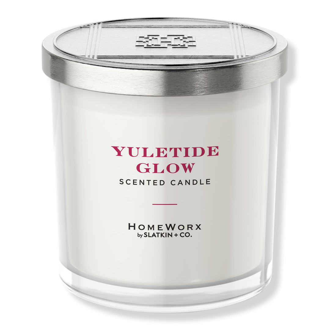 HomeWorx Yuletide Glow 3-Wick Scented Candle #1