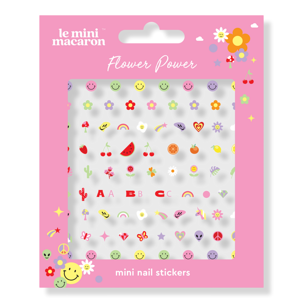 Macaron Color Series Nail Art Stickers Little Monster - Temu