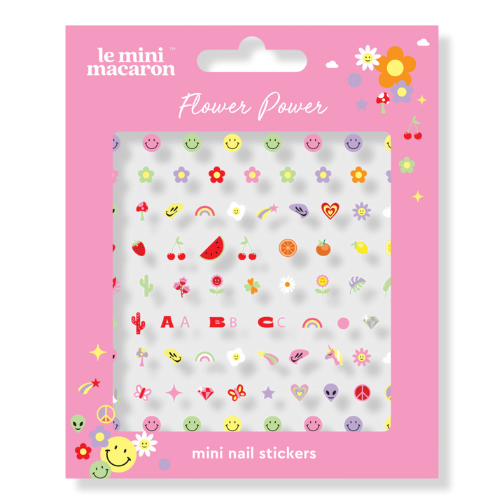 Le Mini Macaron Mini Nail Stickers - Flower Power! #1