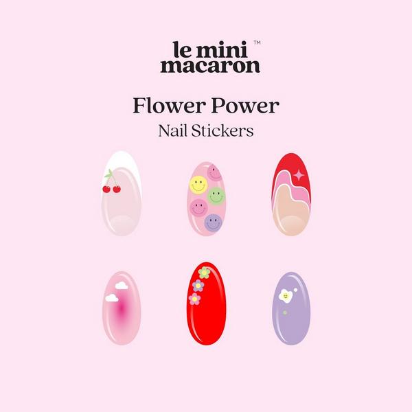 Le Mini Macaron Mini Nail Stickers - Flower Power! #3