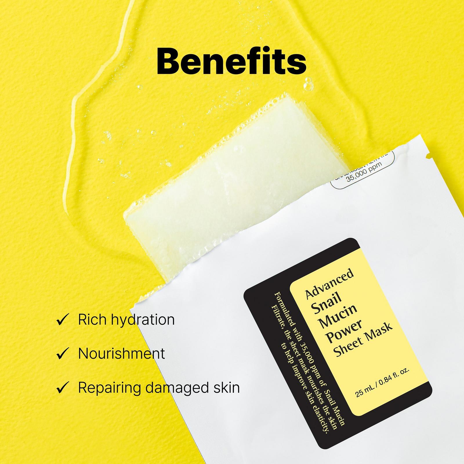 Advanced Snail Mucin Power Sheet Mask