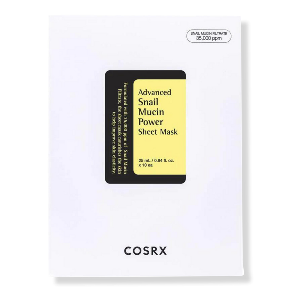 Cosrx Advanced Snail Mucin Power Sheet Mask - 10 Ct