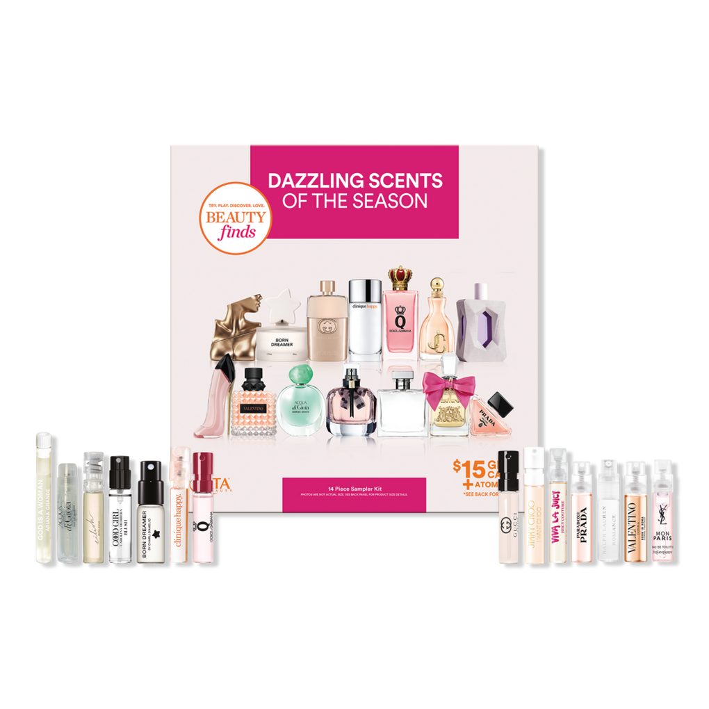 Dazzling Scents Of The Season 14 Piece Sampler Kit - Beauty Finds