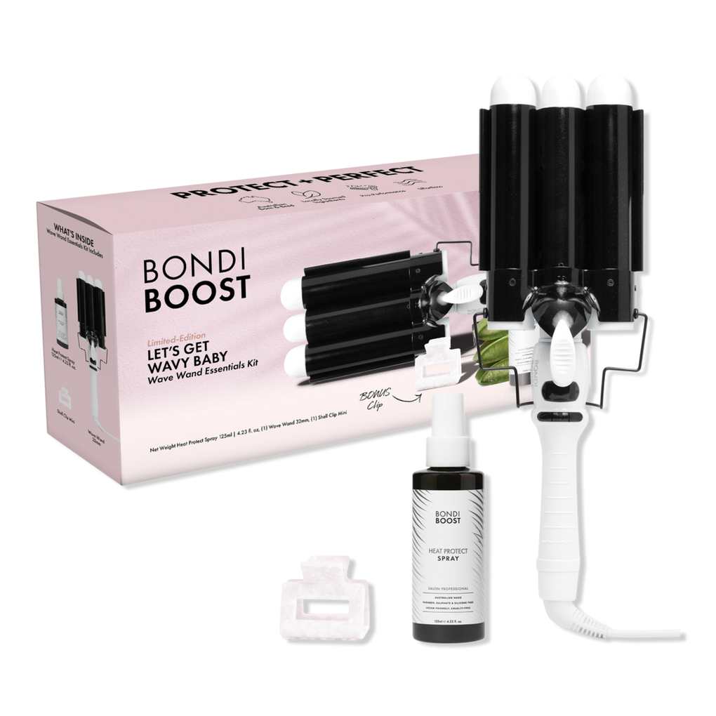 Bondi Boost Let's Get Wavy Baby - Wave Wand Essentials Kit