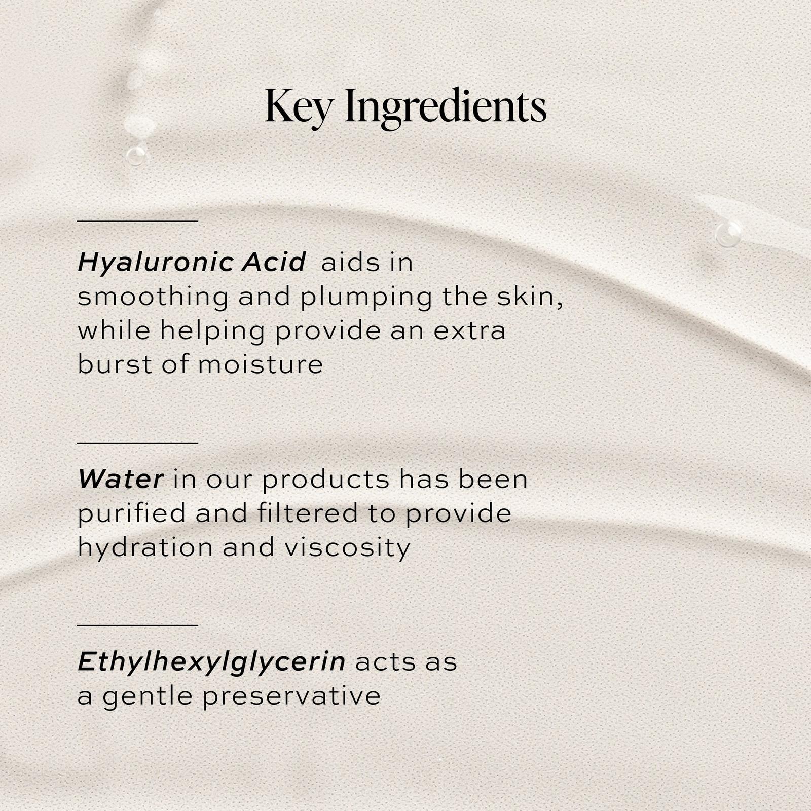 Hyaluronic Acid Serum: Hydrating + Plumping