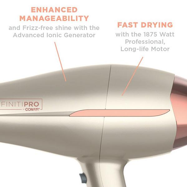 Conair InfinitiPRO By Conair 1875W Frizz-Free Pro Titanium Ceramic AC Dryer #2