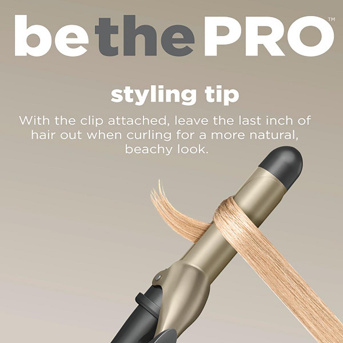 InfinitiPRO By Conair 1 1 4 Tourmaline Ceramic Clip Clipless Curling Iron