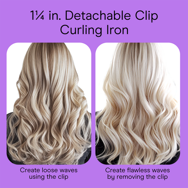 Conair InfinitiPRO By Conair 1-1/4" Tourmaline Ceramic Clip/Clipless Curling Iron #8