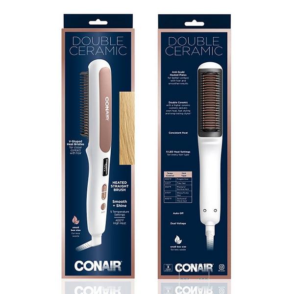 Conair Double Ceramic Straightening Brush #8