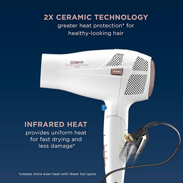 Conair Double Ceramic Frizz-Reducing Travel Dryer #3