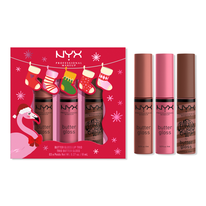NYX Professional Makeup Limited Edition Fa La La Land Butter Gloss Trio Holiday Gift Set #1