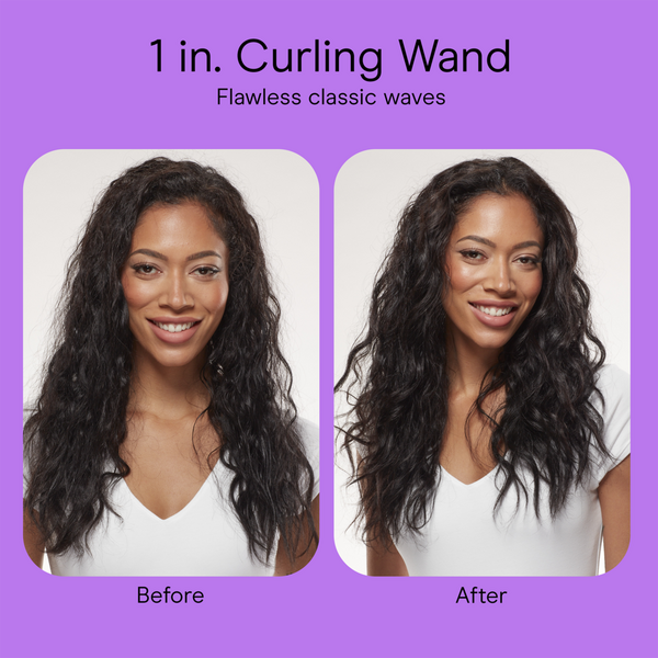 Conair Double Ceramic Rose Gold 1" Clipless Wand #8