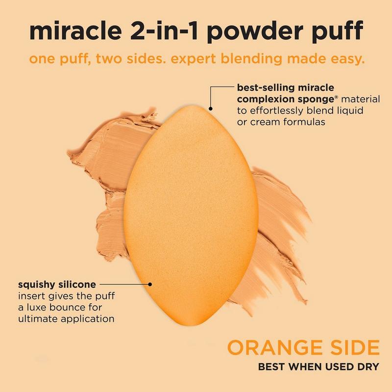 Real Techniques - Miracle 2-In-1 Dual Sided Powder Puff Duo | Ulta