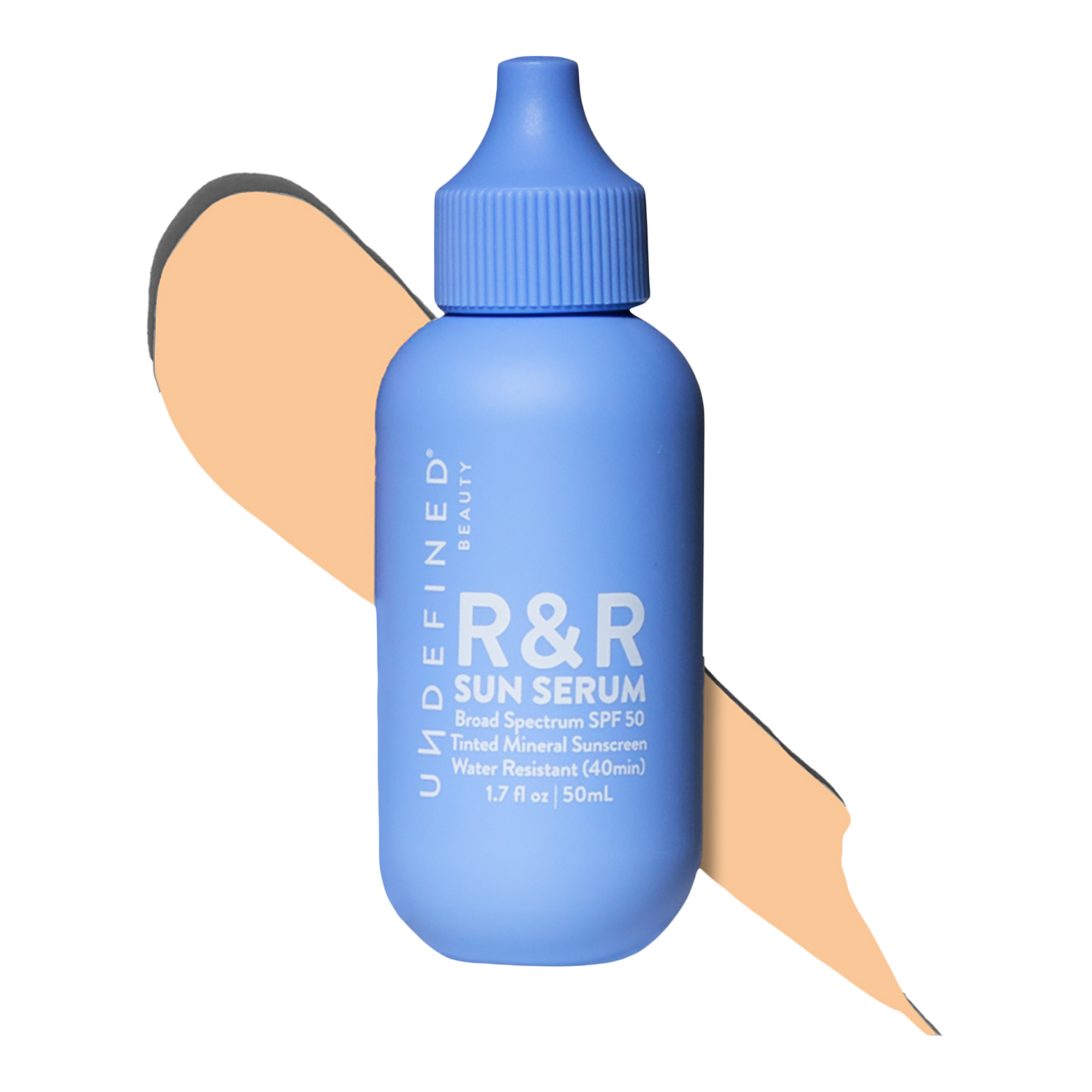 Тонирующая минеральная солнцезащитная сыворотка Undefined Beauty R&R Sun Serum SPF 50, цвет: Светлый — фото 4