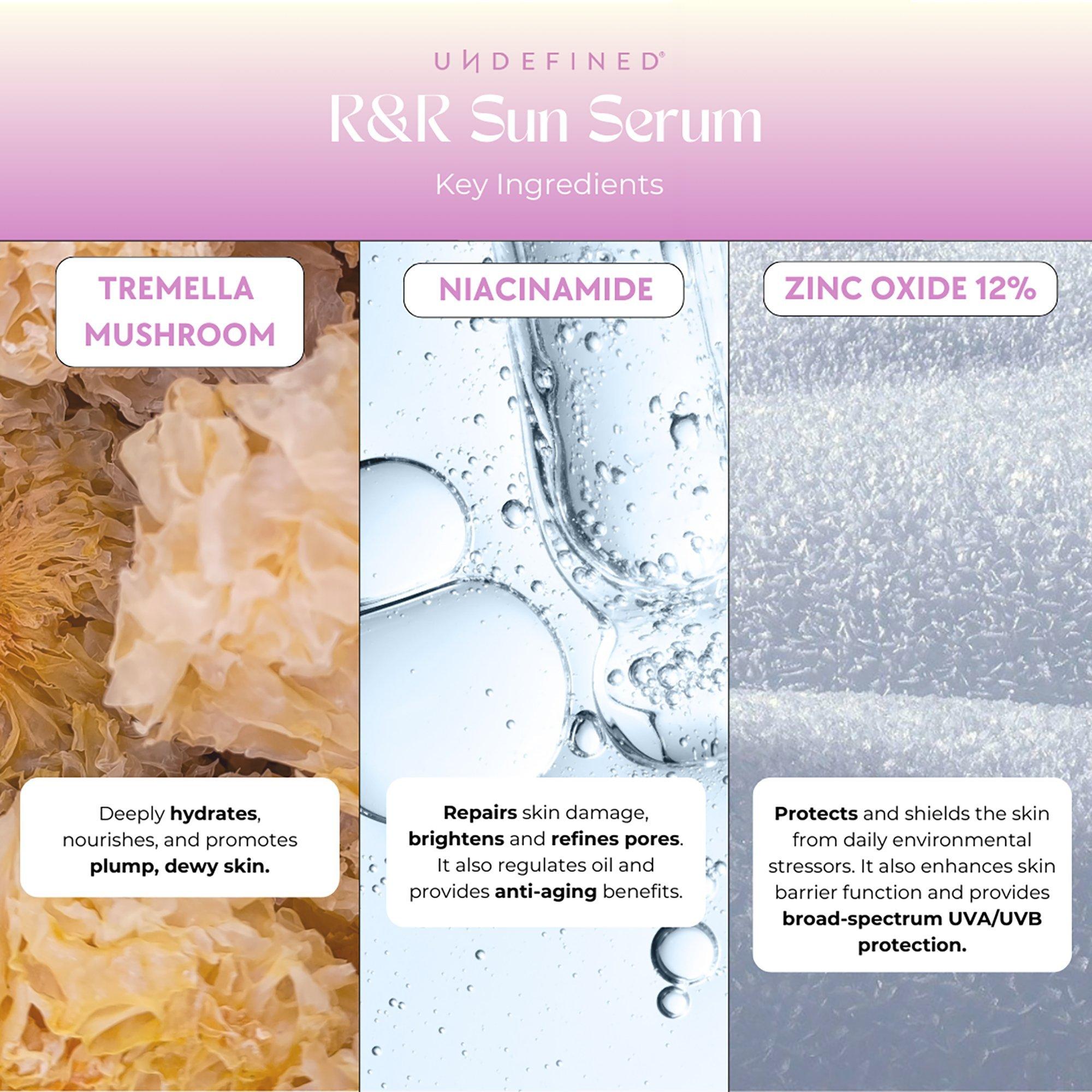 Тонирующая минеральная солнцезащитная сыворотка Undefined Beauty R&R Sun Serum SPF 50, цвет: Светлый — фото 9