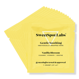 SweetSpot Labs Vanilla Blossom Gentle Soothing Individually Wrapped Wipes