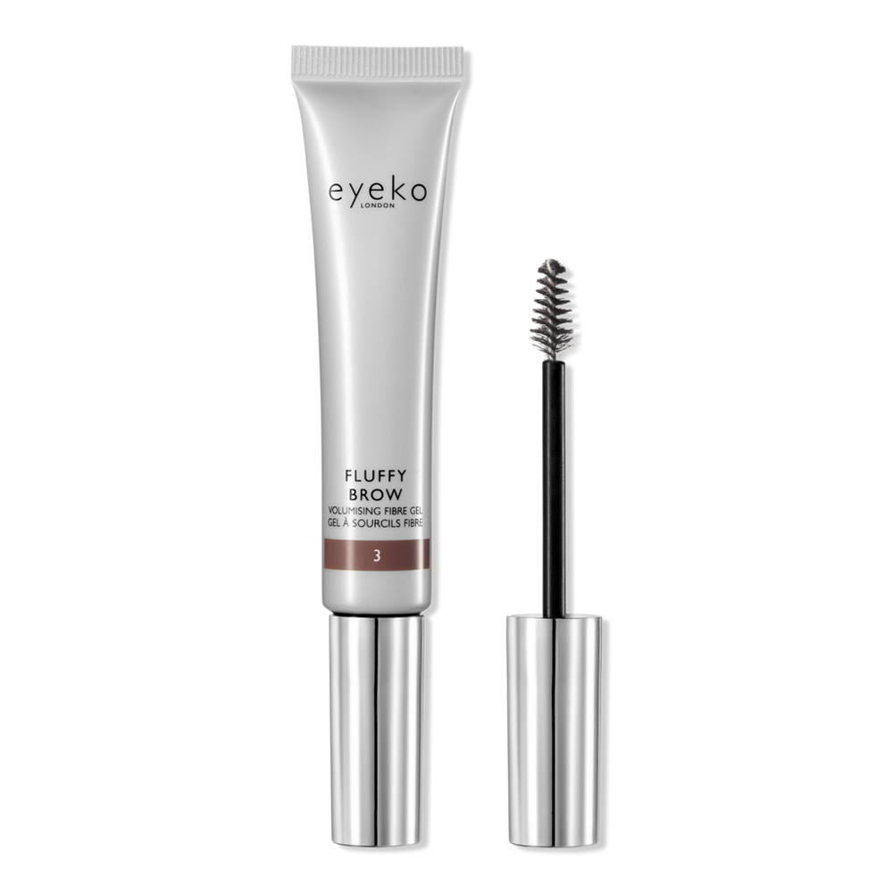 Eyeko Fluffy Brow Volumizing Fibre Gel - Medium Brown In Brown