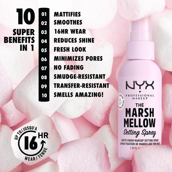 NYX Professional Makeup Marsh Mellow Matte Setting Spray #4