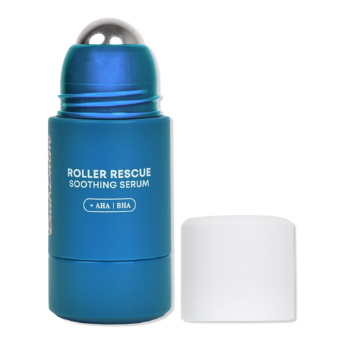 Bushbalm Roller Rescue Soothing Serum with AHA/BHA for Ingrown Hairs & Bumps