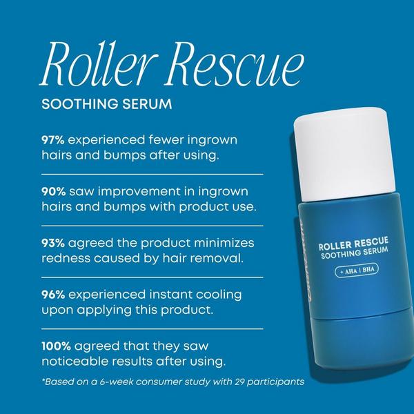 Bushbalm Roller Rescue Soothing Serum with AHA/BHA for Ingrown Hairs & Bumps #7