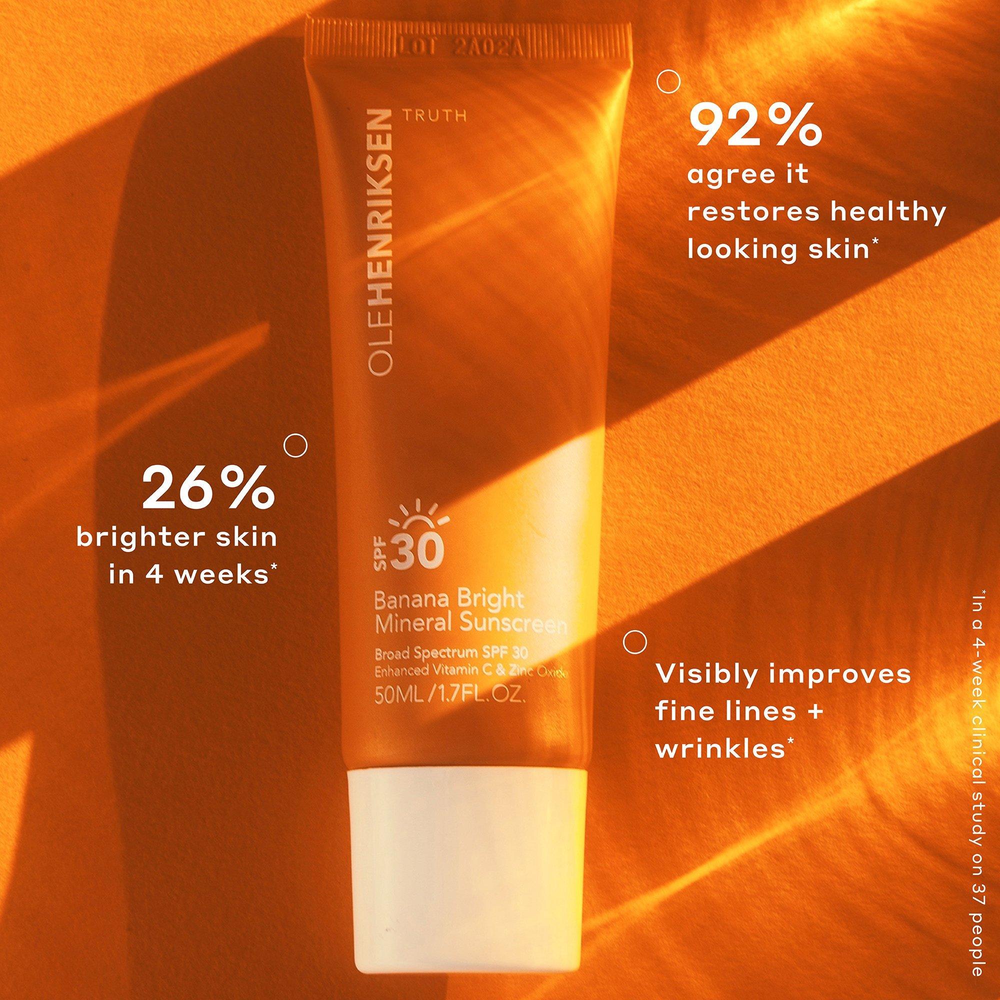 OLEHENRIKSEN Минеральное солнцезащитное средство Ole Henriksen Banana Bright SPF 30 с витамином C — фото 4
