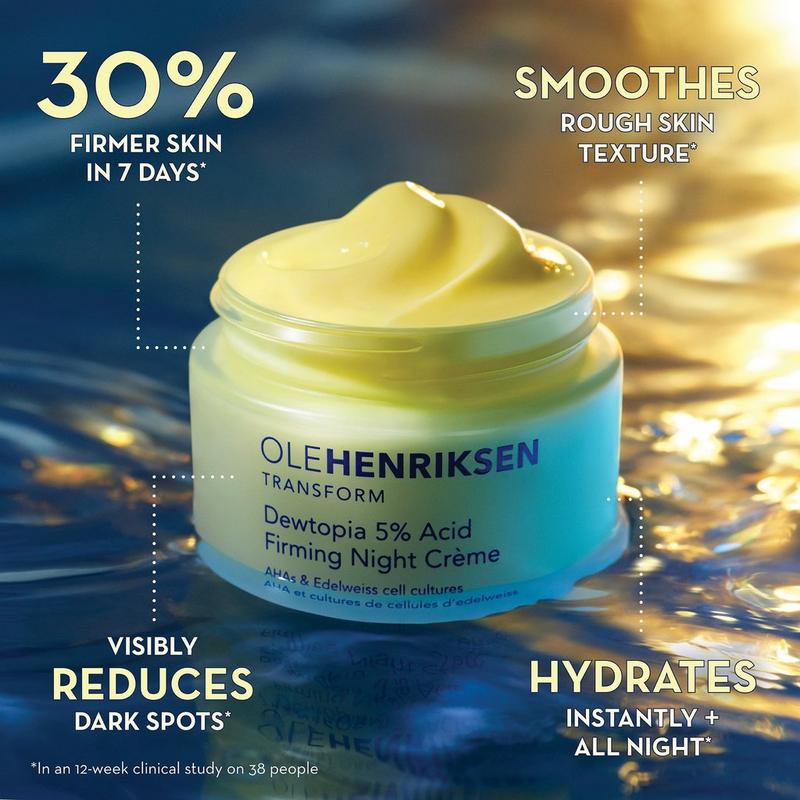 OLEHENRIKSEN - Dewtopia 5% AHA Firming Night Crème | Ulta Beauty