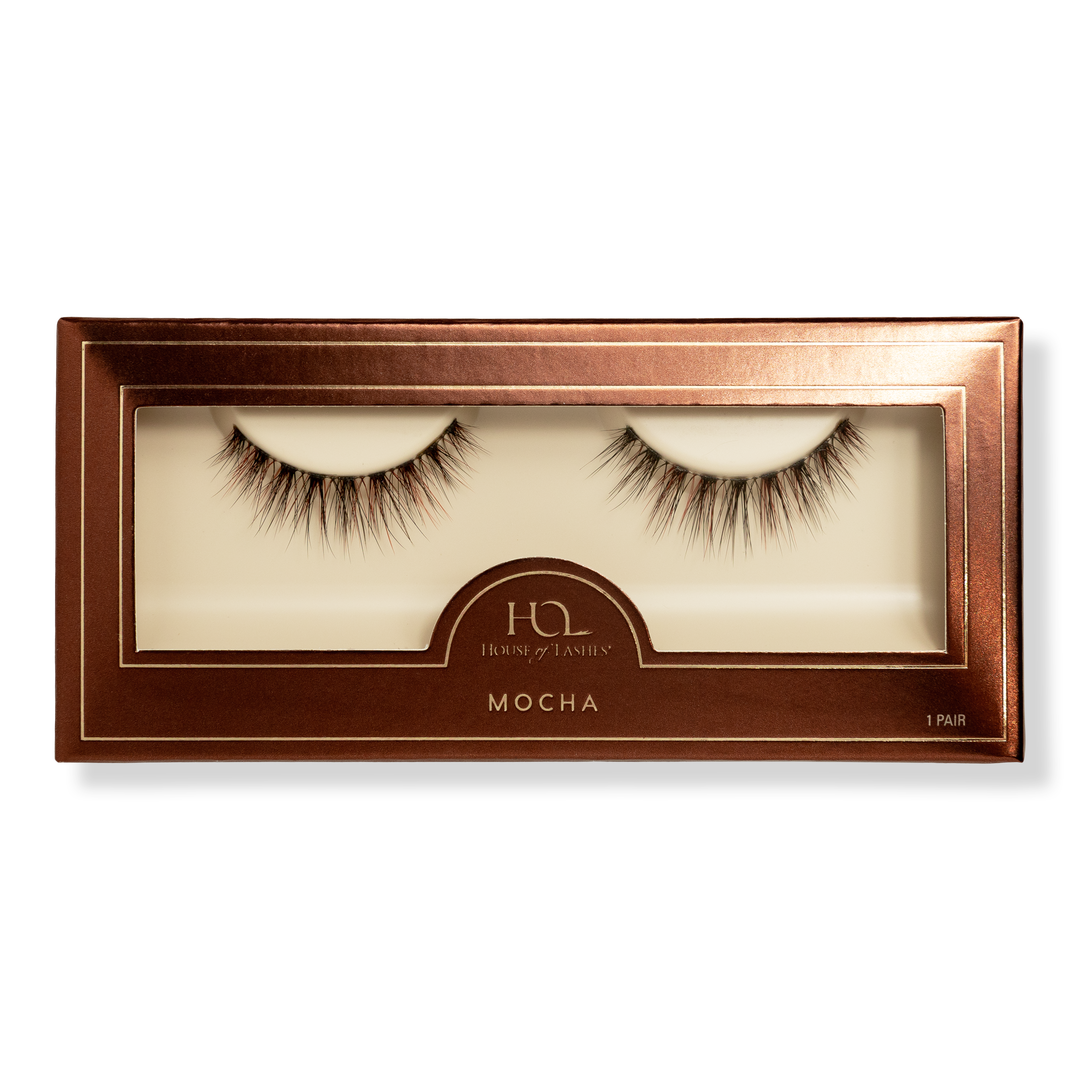 House of Lashes Mocha Full Volume Faux Silk False Lashes #1