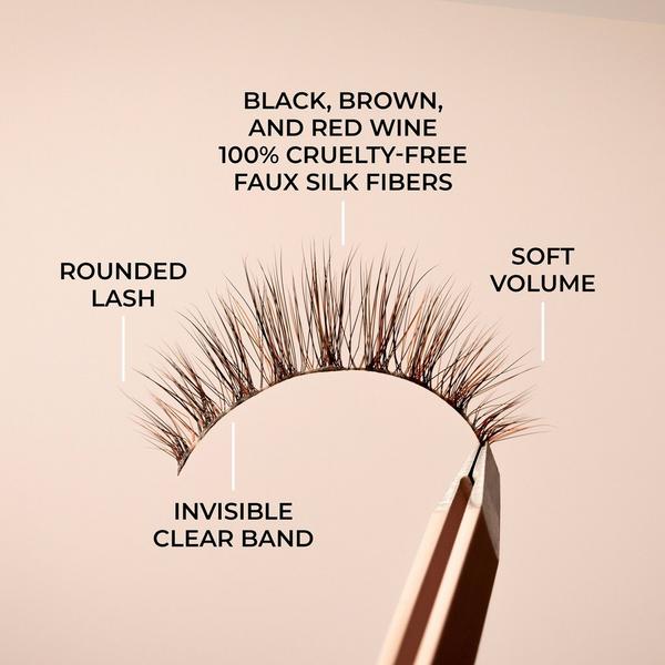 House of Lashes Mocha Natural Volume Faux Silk False Eyelashes #8