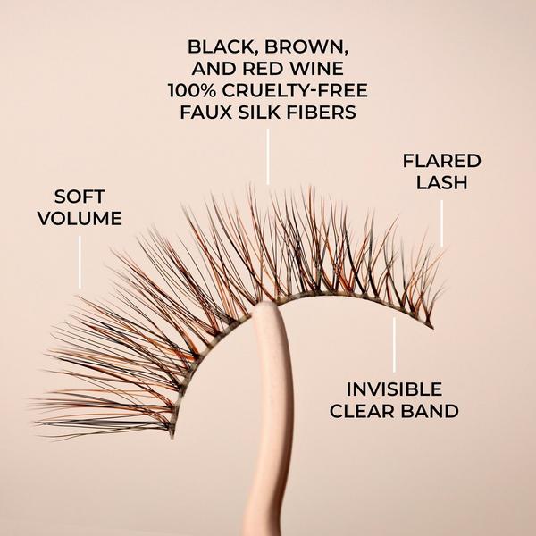 House of Lashes Latte Natural Volume Faux Silk False Eyelashes #8