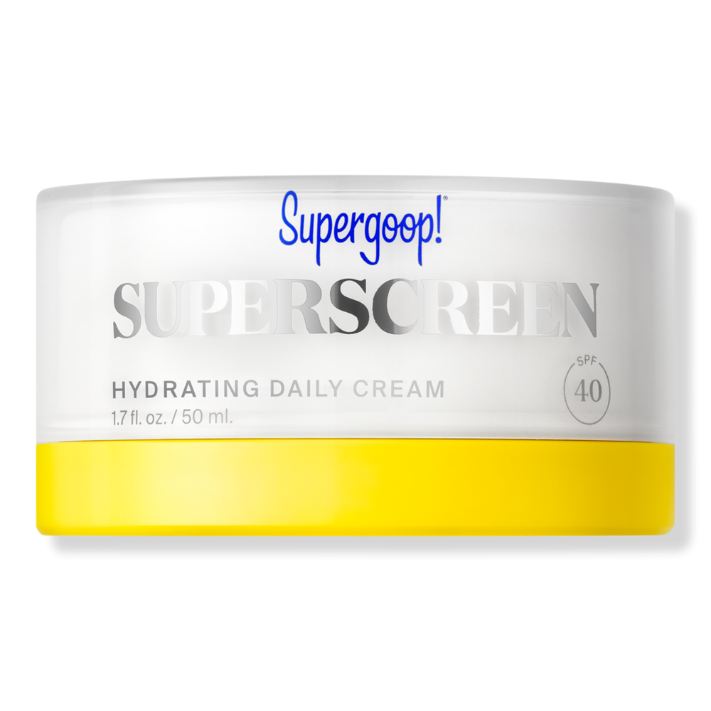 Supergoop Superscreen Rich Hydrating Daily Cream Moisturizer Spf 40