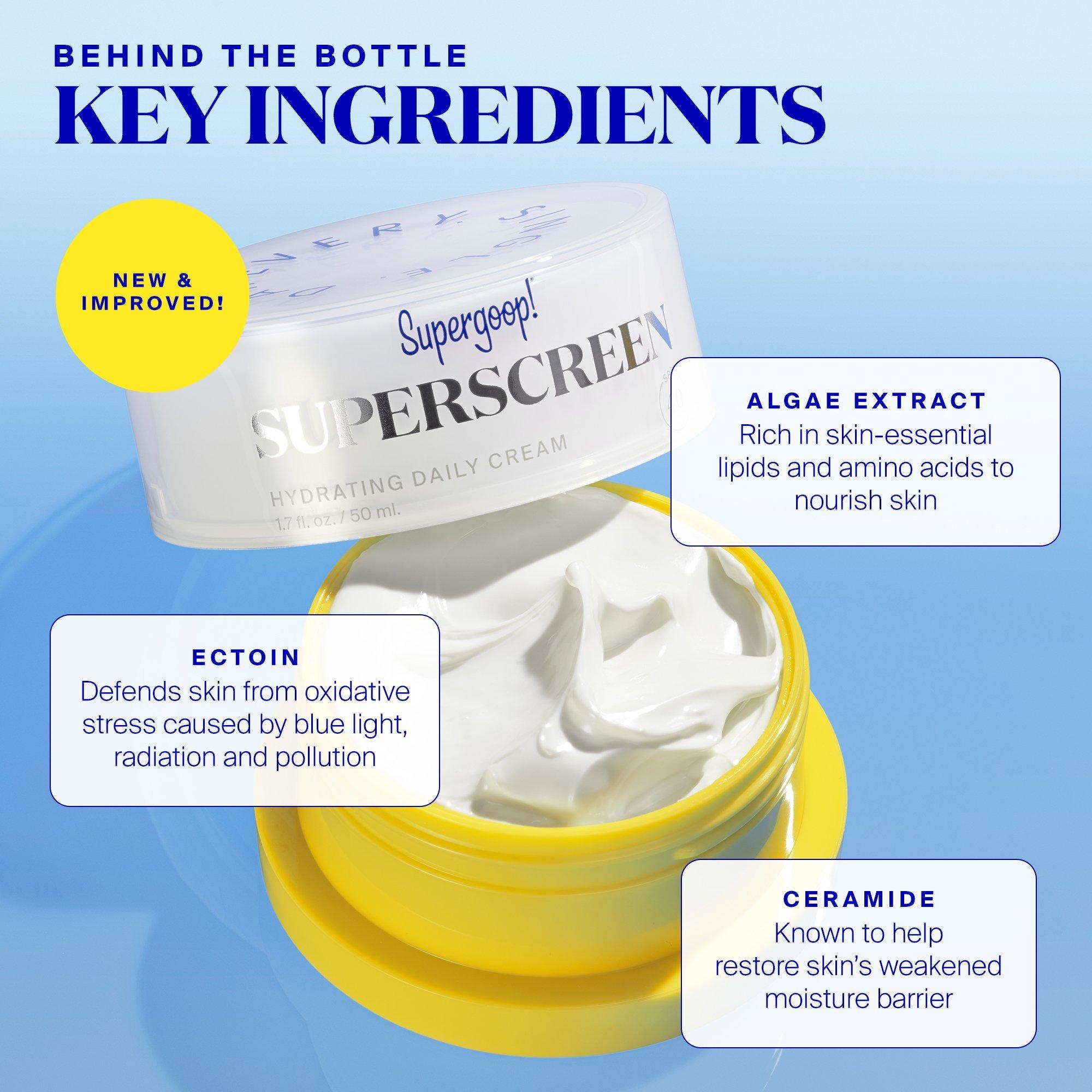 Насыщенный увлажняющий дневной крем Supergoop! Superscreen SPF 40 — фото 3
