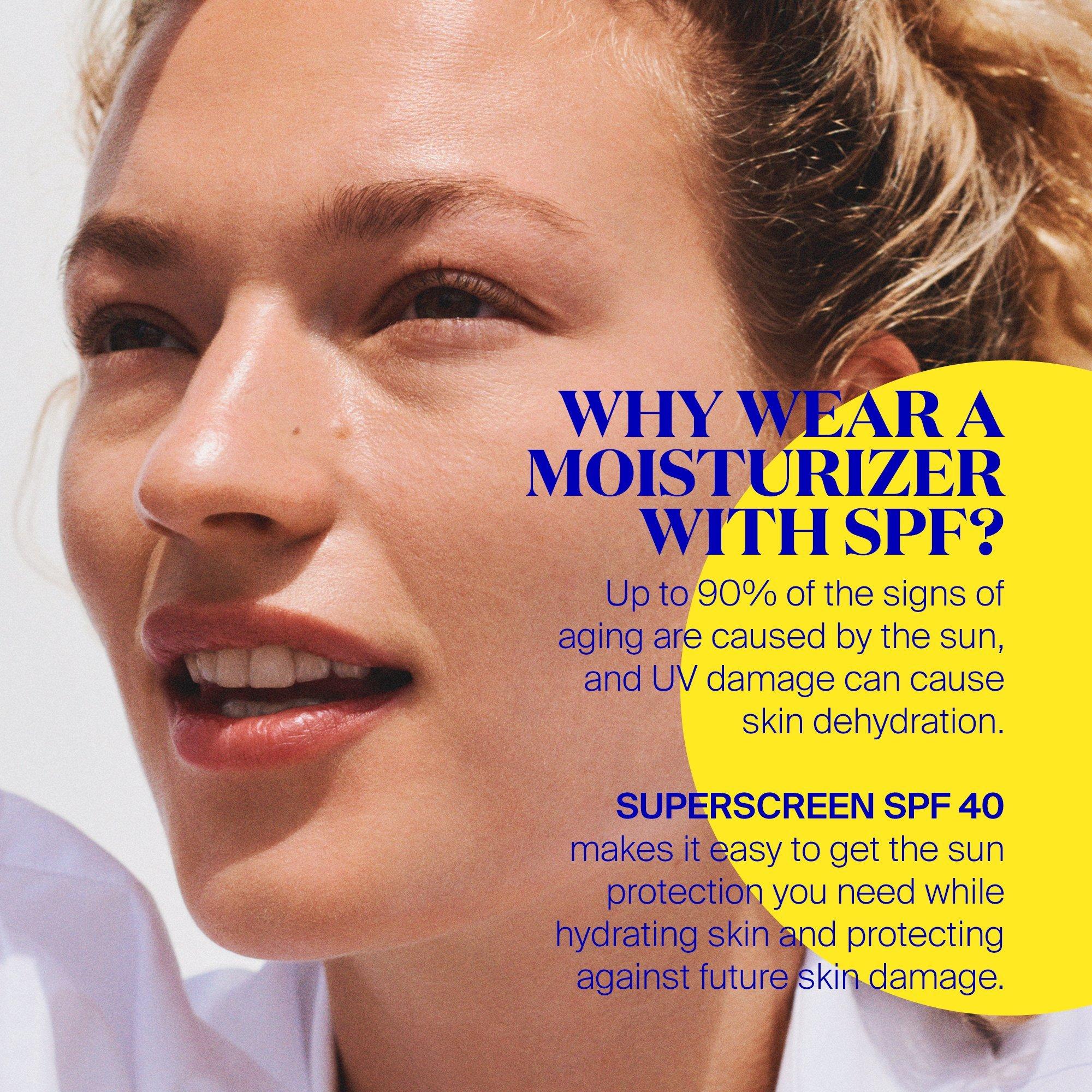 Насыщенный увлажняющий дневной крем Supergoop! Superscreen SPF 40 — фото 6