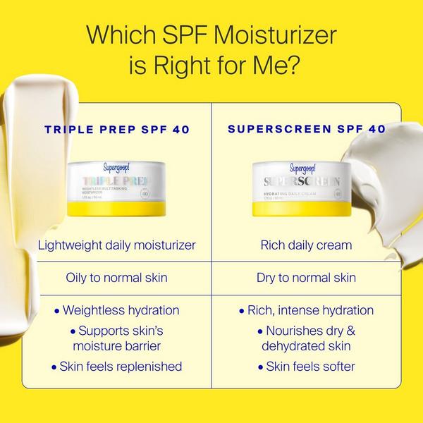 Supergoop! Superscreen Rich Hydrating Cream SPF 40 Moisturizer #8