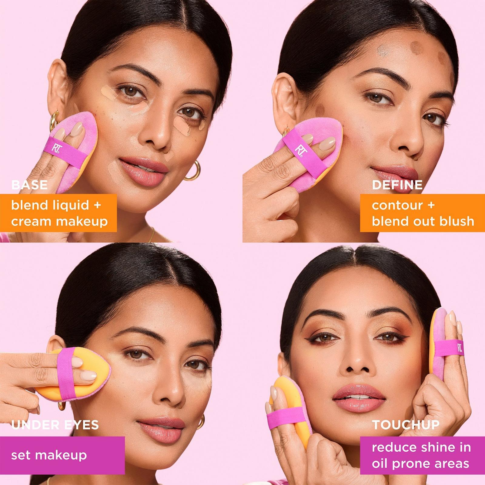 Miracle 2-In-1 Dual-Sided Powder Puff + Travel Case