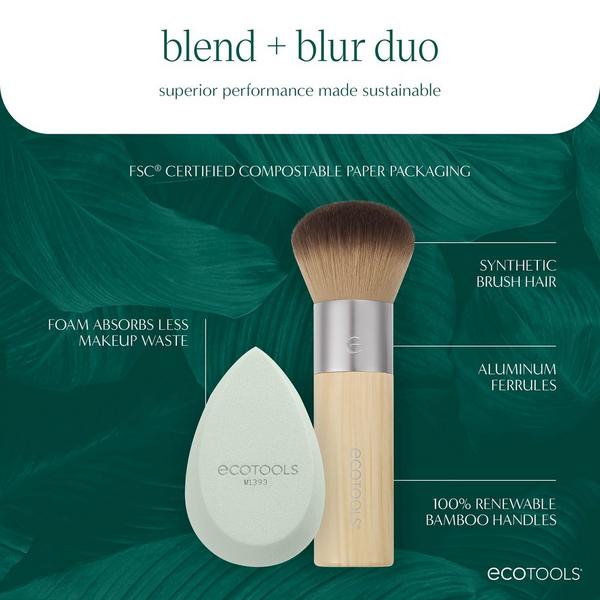 EcoTools Blend + Bur Makeup Brush & Sponge Duo #4