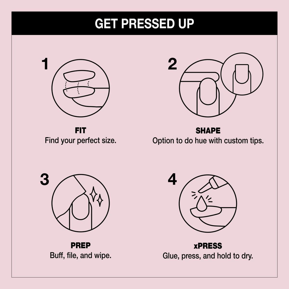 xPRESS/On Nail Art Press On Nails