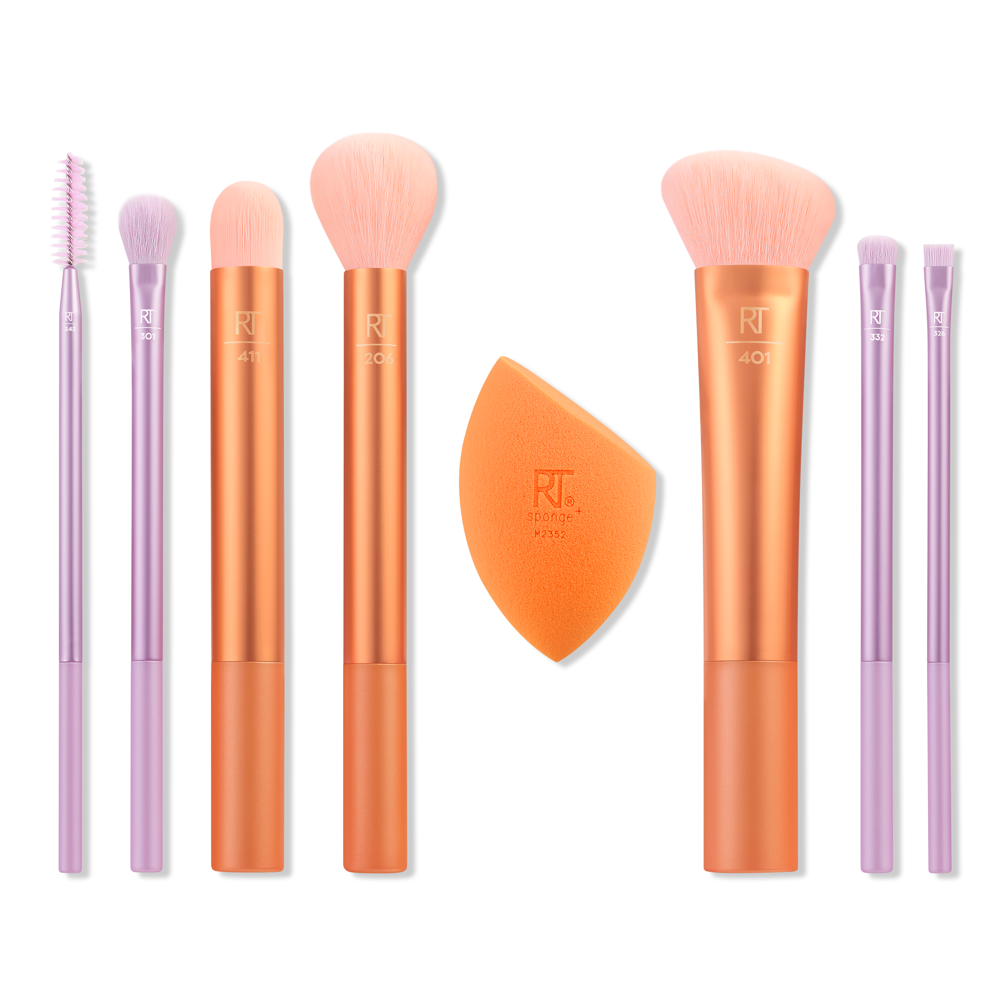 Real Techniques Level Up Makeup Brush + Blending Sponge Set #1