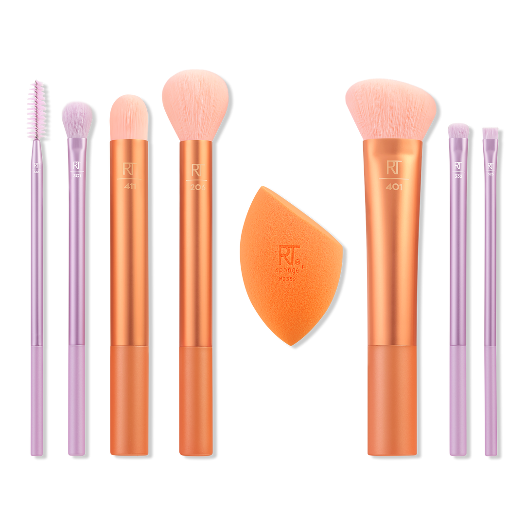 Real Techniques Level Up Makeup Brush + Blending Sponge Set #1