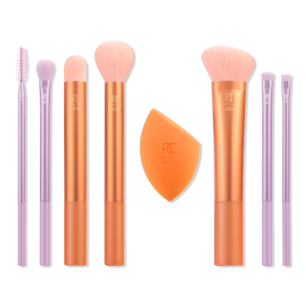 Real Techniques Level Up Makeup Brush + Blending Sponge Set #1