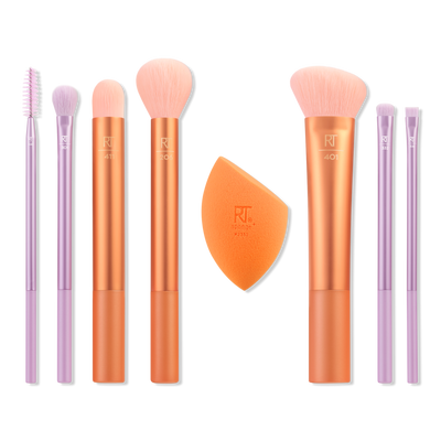 Real Techniques Level Up Makeup Brush + Blending Sponge Set