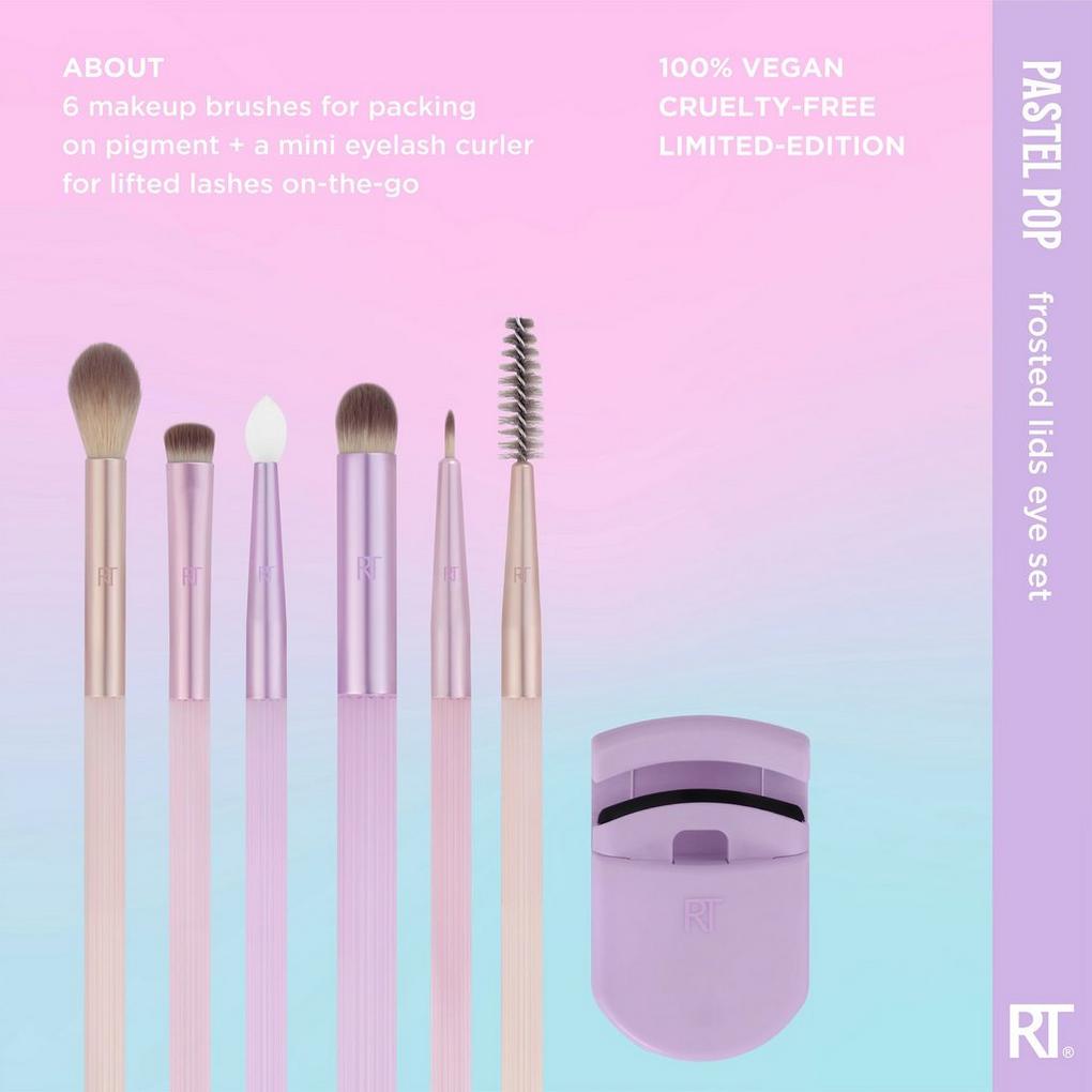  Real Techniques Everyday Eye Essentials Makeup Brush Kit, Eye  Makeup Brushes for Eye Liner, Eyeshadow, Brows, & Lashes, Natural Makeup,  Synthetic Bristles, Cruelty-Free & Vegan, 8 Piece Set : Beauty 