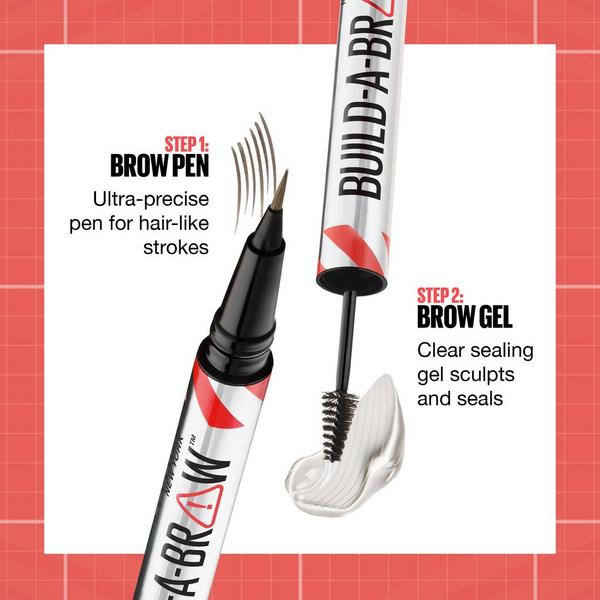 Maybelline Build-A-Brow 2-In-1 Brow Pen and Sealing Gel #5