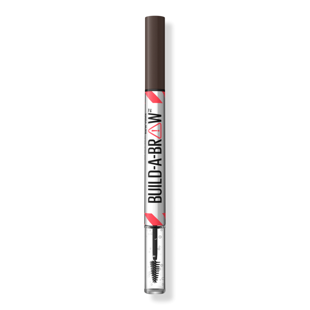 Maybelline Build-a-brow 2-in-1 Brow Pen And Sealing Gel - Deep Brown In Brown