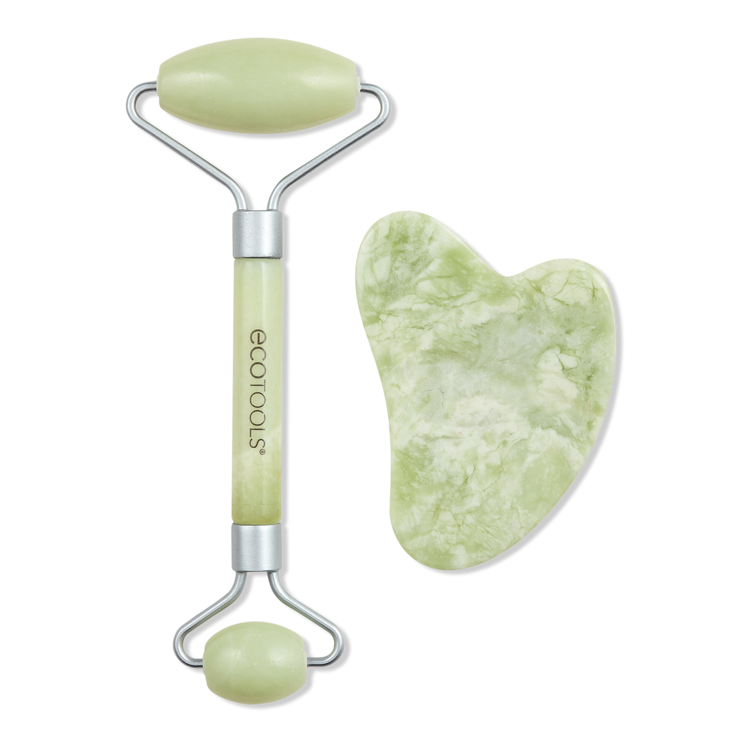 EcoTools Jade Roller + Gua Sha Stone Facial Duo #1