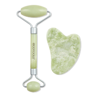 Jade Roller + Gua Sha Stone Facial Duo