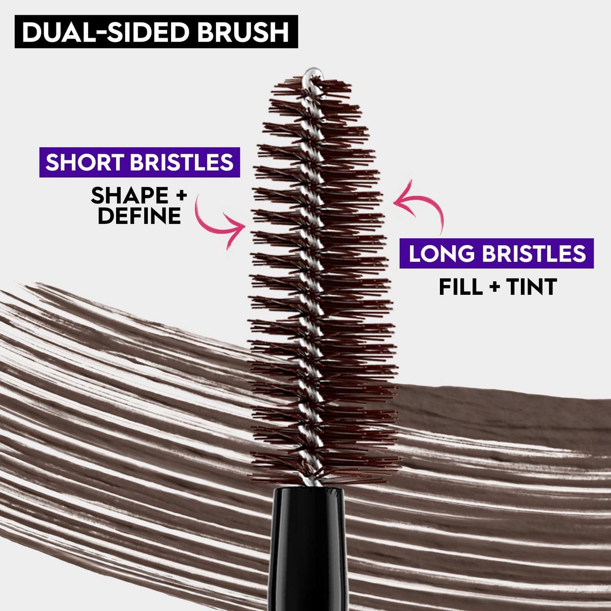 Big Bush Volumizing Tinted Brow Gel - Dark Drapes