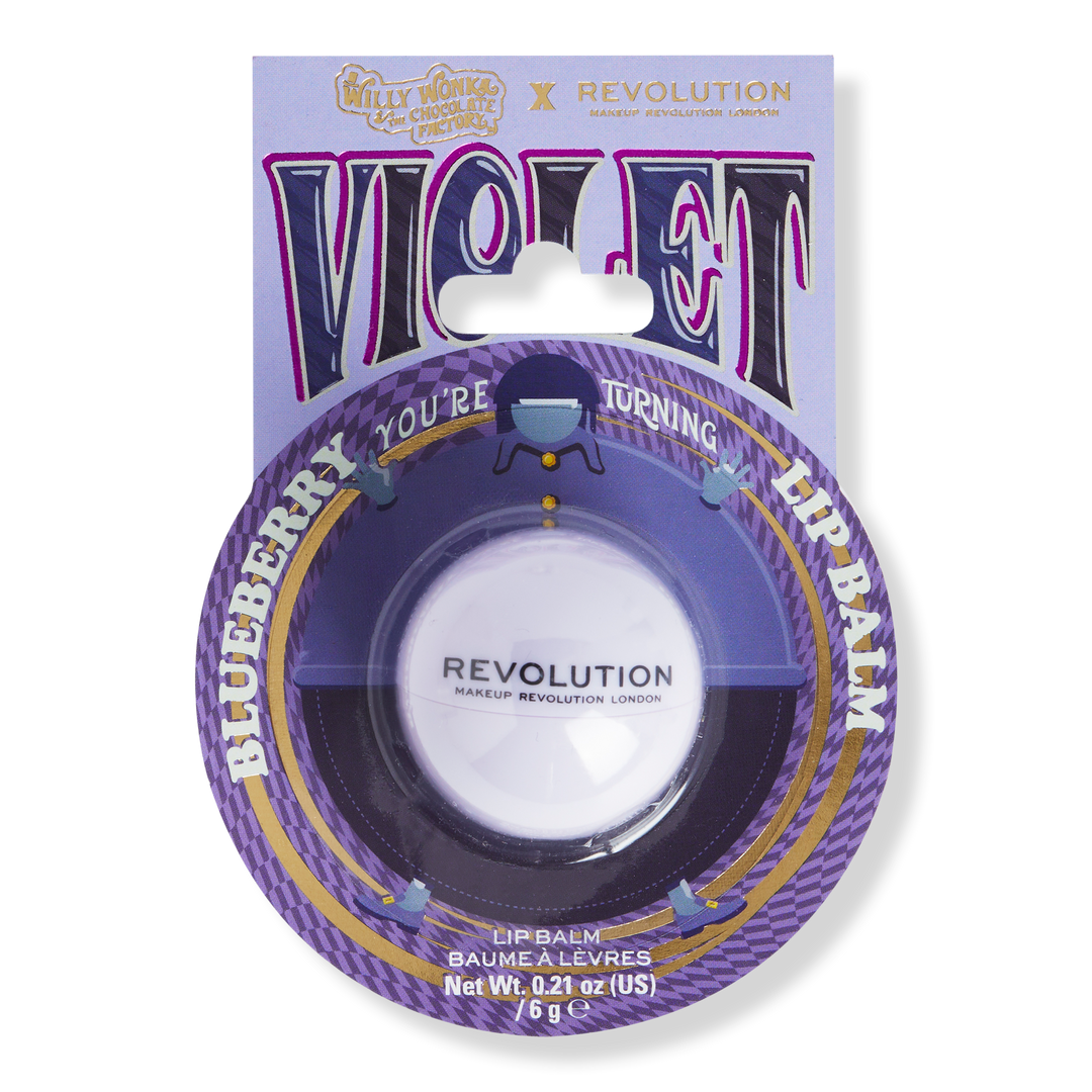 Revolution Beauty Willy Wonka & the Chocolate Factory x Revolution Blueberry Lip Balm #1