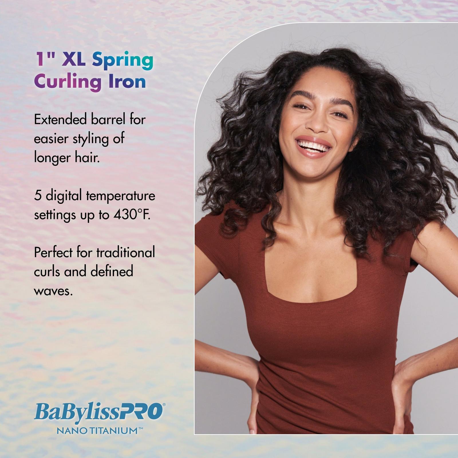 Nano Titanium XL Spring Curling Iron